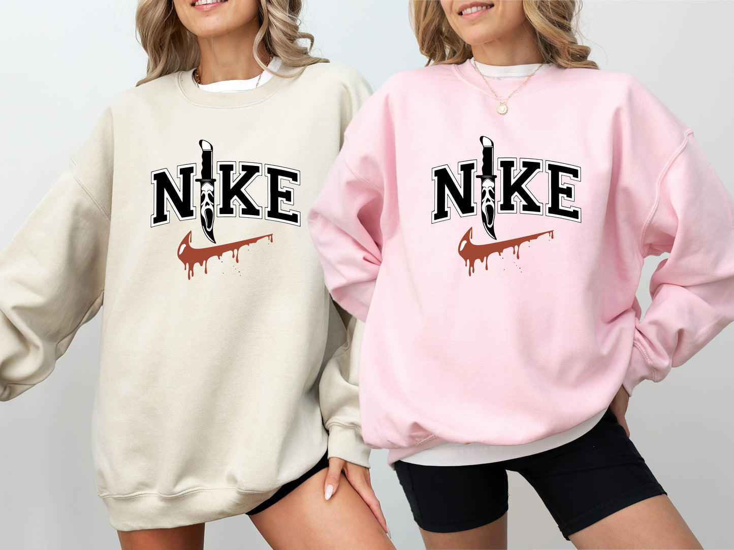 Ghostface Nike Drip Swoosh