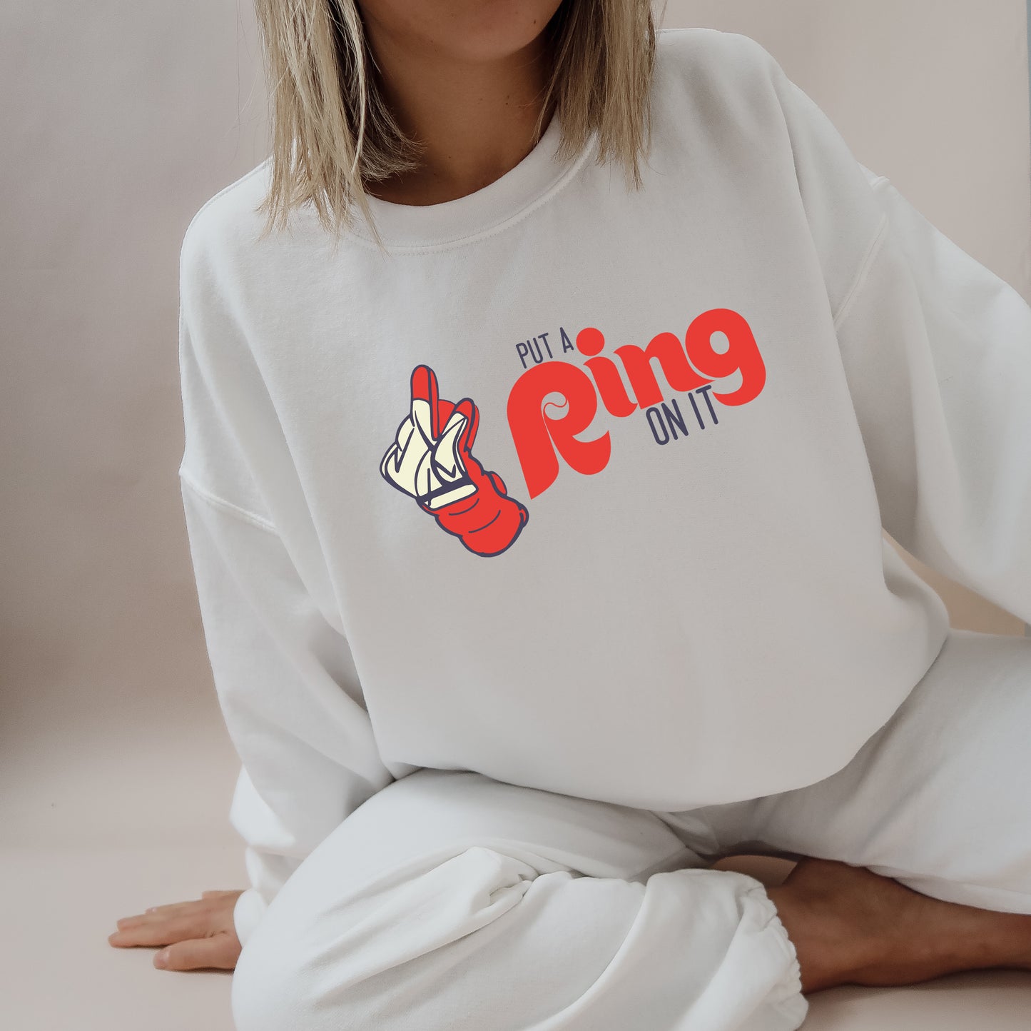 Philadelphia Phillies Put a Ring on It / Nick Castellanos Womens Crewneck