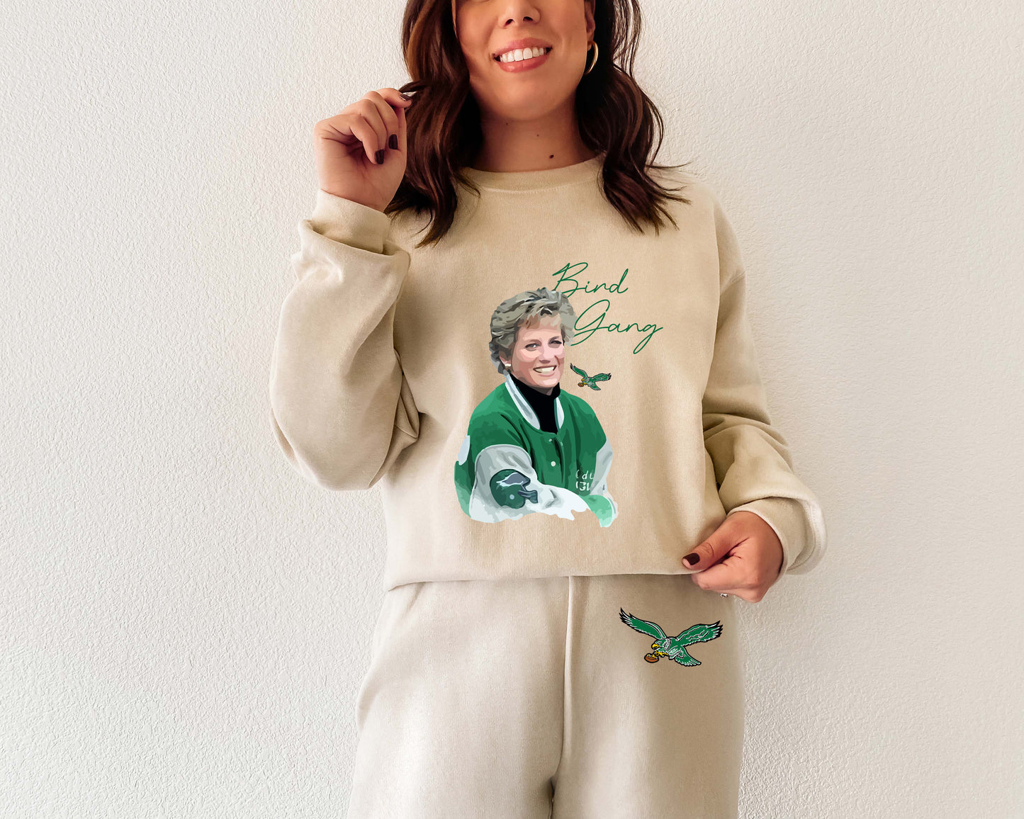 Philadelphia Eagles Princess Diana Womens Sweatsuit / Tracksuit