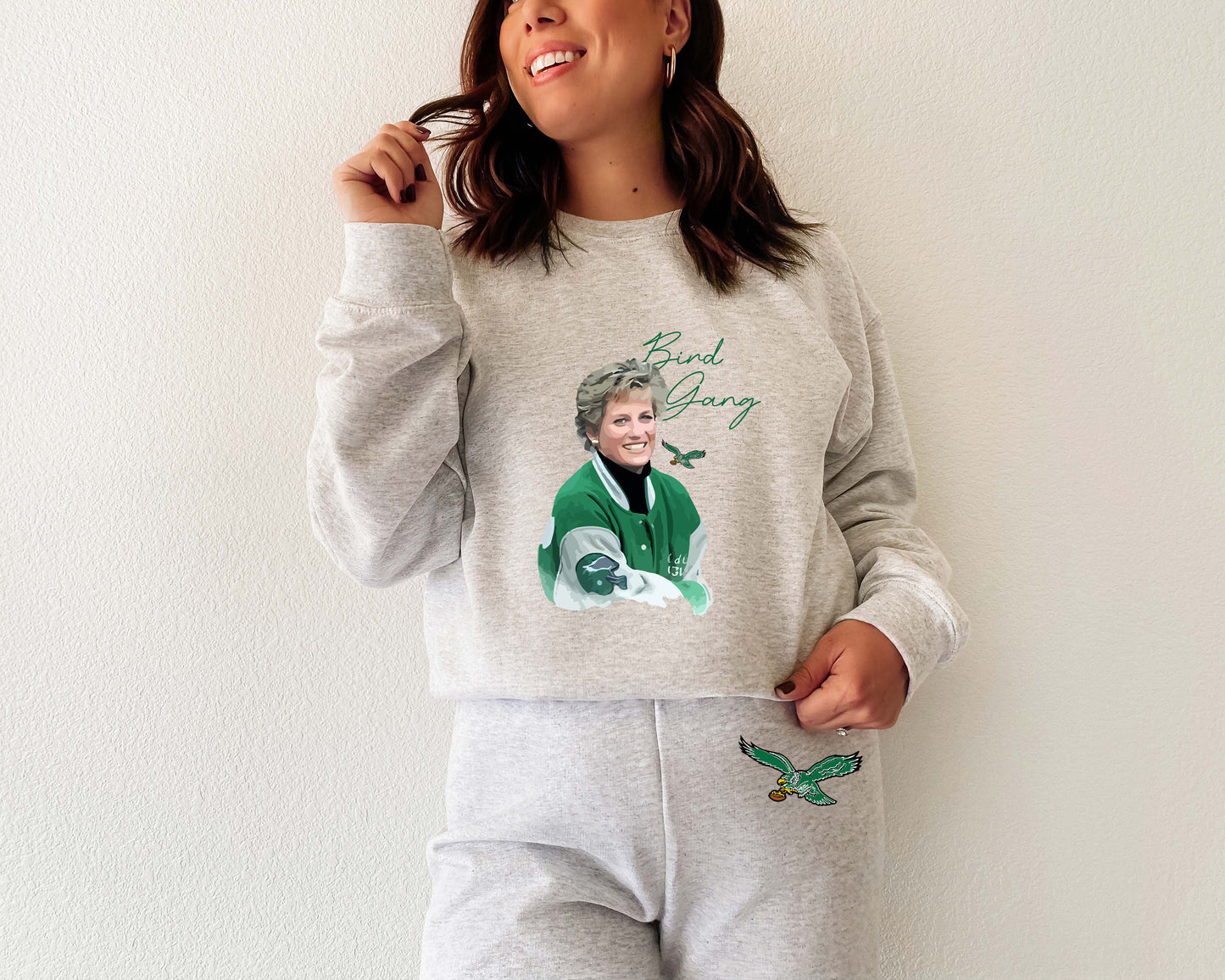 Philadelphia Eagles Princess Diana Womens Sweatsuit / Tracksuit