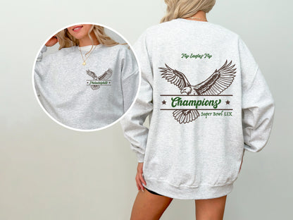 Philadelphia Eagles Vintage Superbowl Champions Crewneck